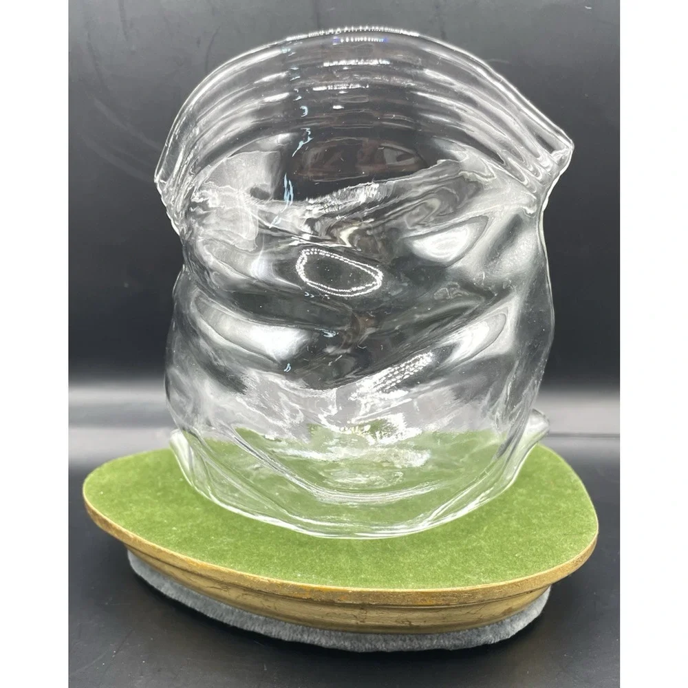 Dainty Realistic Unzipped Glass Sack Bag/Bowl/Jar
